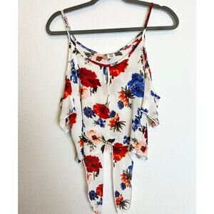 Floral blouse top size small